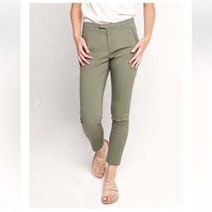 NWT ATM Enzyme Wash Slim Pants Women’s Size 6 Faded Sage New